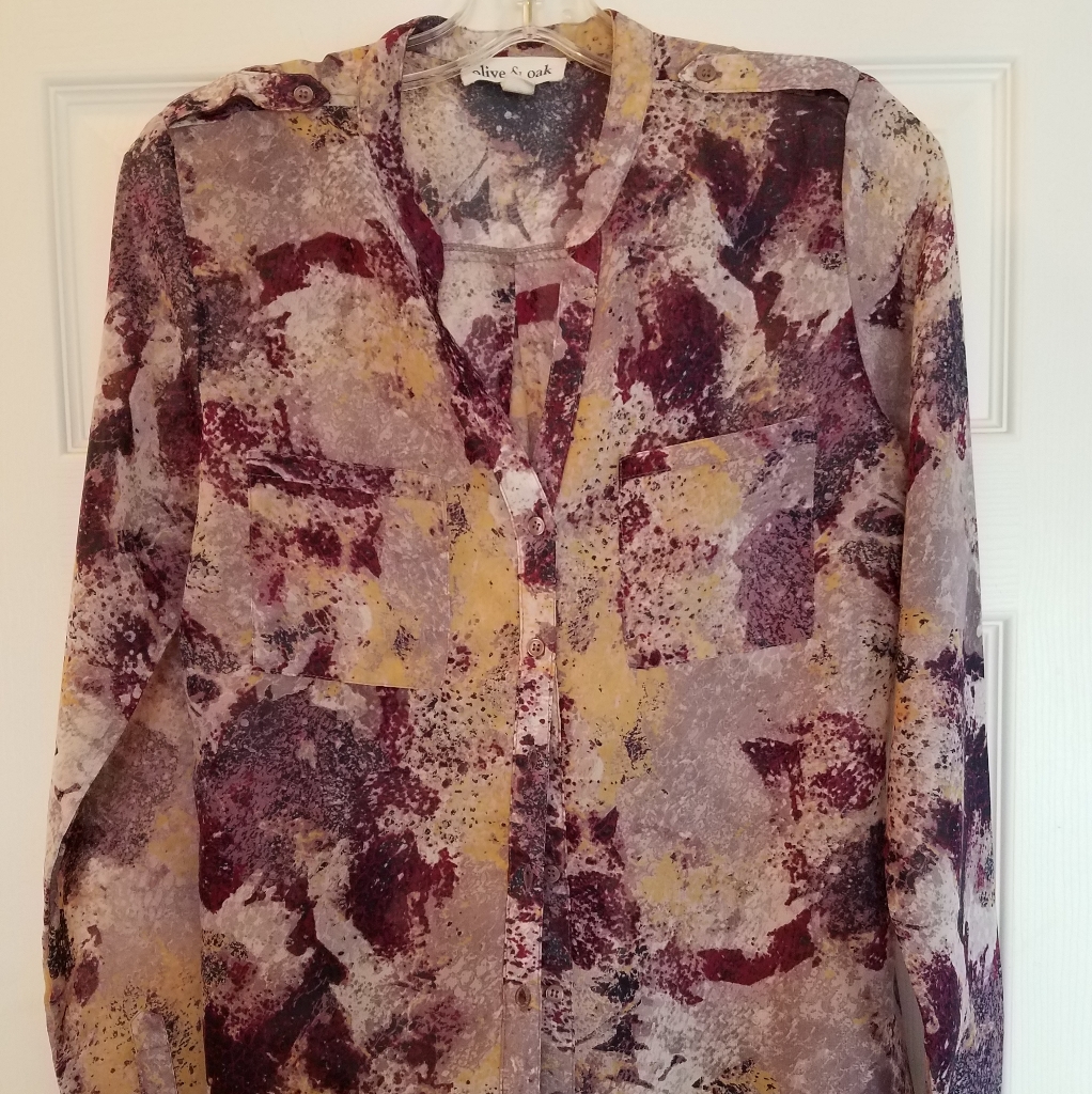 Multi-Colored Button Down Shirt